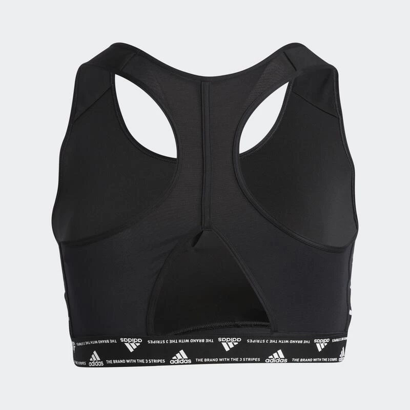 Adidas Powerreact Training Medium-Support 3-Stripes Beha (Grote Maat) 9 Adidas Powerreact Training Medium-Support 3-Stripes Beha (Grote Maat) - Afbeelding 7