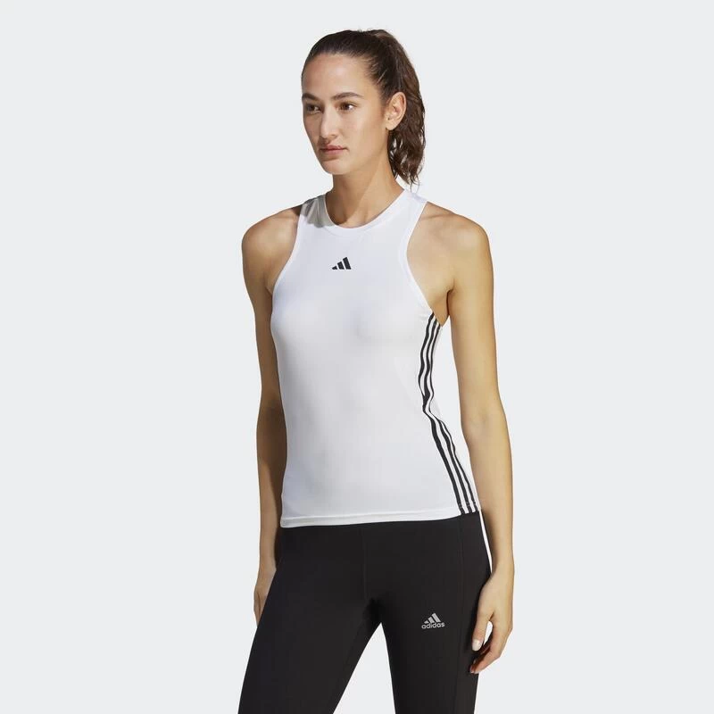 ADIDAS AEROREADY Train Essentials Regular 3-Stripes Tanktop 3 ADIDAS AEROREADY Train Essentials Regular 3-Stripes Tanktop