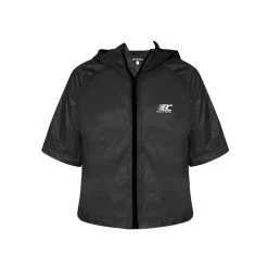 AMBER Women Short Windbreaker Black