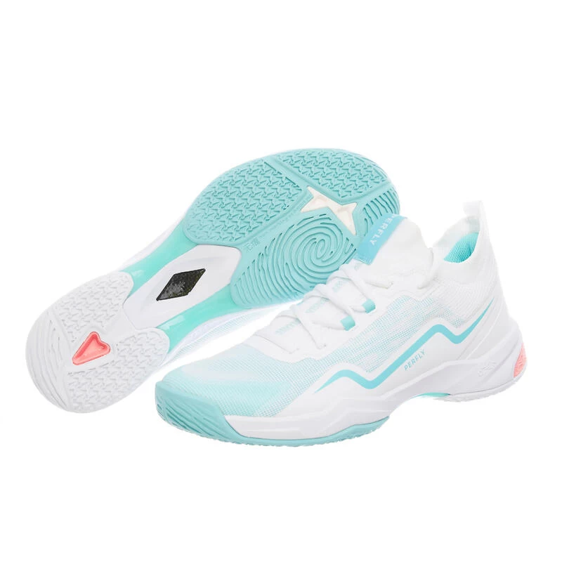 Badmintonschoenen Voor Dames BS 900 Ultra Lite Wit Turquoise 13 Badmintonschoenen Voor Dames BS 900 Ultra Lite Wit Turquoise - Afbeelding 11