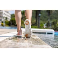 Badslippers Voor Zwemsport Dames Slap 500 -Kleding Verkoop badslippers voor zwembad dames slap 500 lea wit beige 6