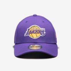 NEW ERA Basketbalpet Voor Heren En Dames NBA Los Angeles Lakers Paars