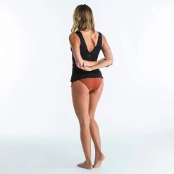 Bikinitop TANKINI MARINE Met V-hals En Uitneembare Pads EFFEN ZWART -Kleding Verkoop bikinitop tankini marine met v hals en uitneembare pads effen zwart 10