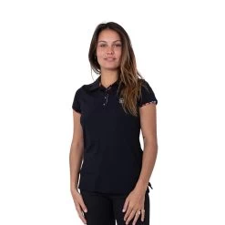 CHIBERTA Polo Met Korte Mouwen Chiberta Bring Dames Golfpolo Zwart