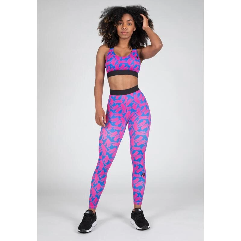 Gorilla Wear Colby Sports Bra - Blue/Pink 5 Gorilla Wear Colby Sports Bra - Blue/Pink - Afbeelding 3