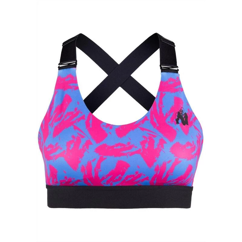 Gorilla Wear Colby Sports Bra - Blue/Pink 8 Gorilla Wear Colby Sports Bra - Blue/Pink - Afbeelding 6