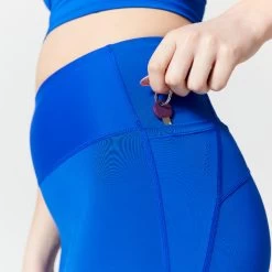 Corrigerende Dameslegging Voor Cardiofitness Hoge Taille -Kleding Verkoop corrigerende dameslegging voor cardiofitness met hoge taille blauw 3