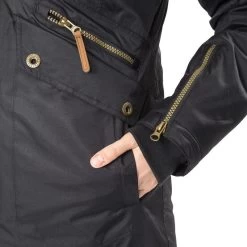 TRESPASS Dames Eeuwig Waterdichte Parkajas (Zwart) 10 TRESPASS Dames Eeuwig Waterdichte Parkajas (Zwart) -Kleding Verkoop dames eeuwig waterdichte parkajas zwart 3