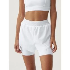 Born Living Yoga Dames Sportshort Van Performance Stof Met Binnenbroek