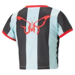 Dames-T-shirt Met Smalle Strepen Puma X Dua Lipa -Kleding Verkoop dames t shirt met smalle strepen puma x dua lipa 2