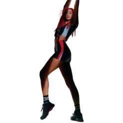 Dames-T-shirt Met Smalle Strepen Puma X Dua Lipa -Kleding Verkoop dames t shirt met smalle strepen puma x dua lipa 3