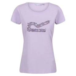 Regatta Dames/dames Breezed II Vlinders Tshirt (Pastel Lila)