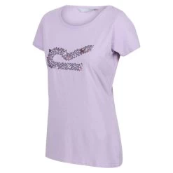 Regatta Dames/dames Breezed II Vlinders Tshirt (Pastel Lila) -Kleding Verkoop damesdames breezed ii vlinders tshirt pastel lila 3