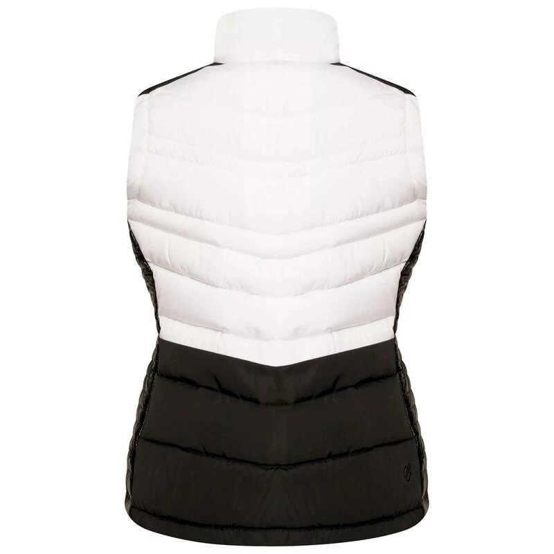 Dare 2b Dames/Dames Burnish II Gewatteerd Gilet (Wit/zwart) 4 Dare 2b Dames/Dames Burnish II Gewatteerd Gilet (Wit/zwart) - Afbeelding 2