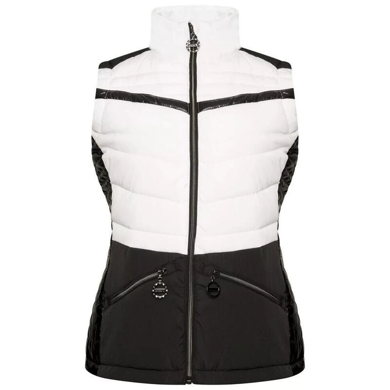 Dare 2b Dames/Dames Burnish II Gewatteerd Gilet (Wit/zwart) 3 Dare 2b Dames/Dames Burnish II Gewatteerd Gilet (Wit/zwart)