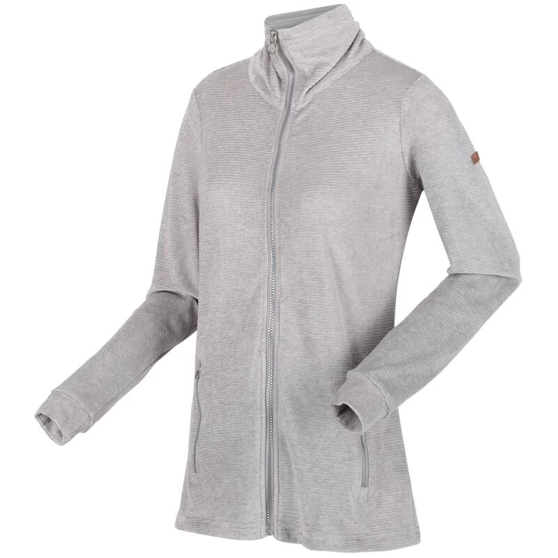 Regatta Dames/dames Everleigh Textured Full Zip Fleece Jas (Mineraal Grijs) 5 Regatta Dames/dames Everleigh Textured Full Zip Fleece Jas (Mineraal Grijs) - Afbeelding 3