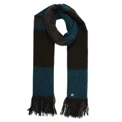 Regatta Dames/dames Hannalise Geruite Sjaal (Zwart/Teal) -Kleding Verkoop damesdames hannalise geruite sjaal zwartteal 1