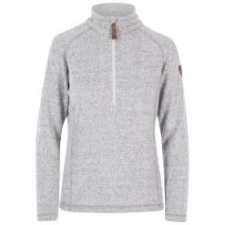 TRESPASS Dames/dames Tenderness Leder Fleece Top (Grijze Mergel)