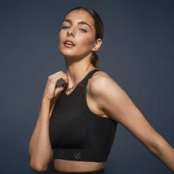 Dare 2b Dames/dames You´re A Gem Swarovski Luipaardprint Retrotop (Zwart) -Kleding Verkoop damesdames youre a gem swarovski luipaardprint retrotop zwart 3