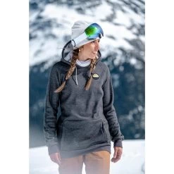 Dameshoodie Voor Snowboarden SNB HDY -Kleding Verkoop dameshoodie voor snowboarden snb hdy grijs 7
