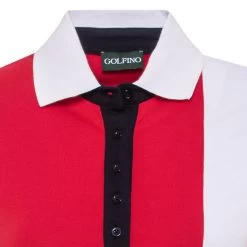 Damespolo Golfino Classic Tricolore -Kleding Verkoop damespolo golfino classic tricolore 2