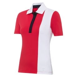 Damespolo Golfino Classic Tricolore -Kleding Verkoop damespolo golfino classic tricolore 3