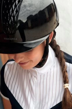 Damespolo Met Korte Mouwen Voor Paardrijwedstrijden 500 -Kleding Verkoop damespolo met korte mouwen voor paardrijwedstrijden 500 marineblauw 9