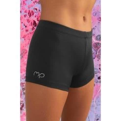 Donkergrijze, Strakke Turnshort Voor Dames