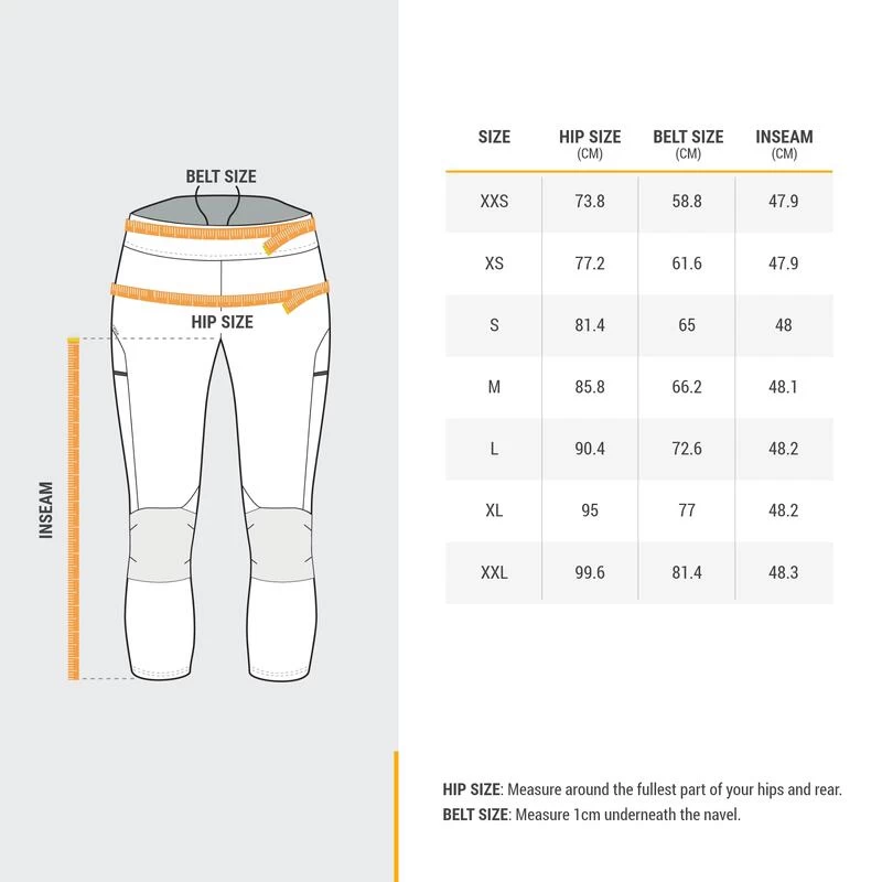 Quechua Driekwartlegging Voor Bergwandelen Dames MH500 5 Quechua Driekwartlegging Voor Bergwandelen Dames MH500 - Afbeelding 3