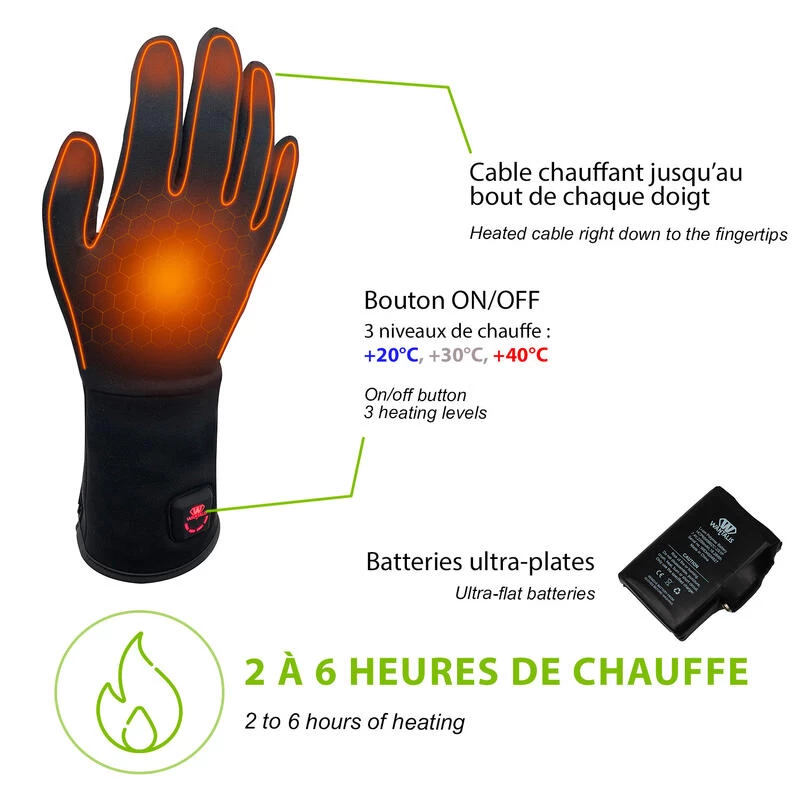 Dunne Verwarmde Handschoenen Wantalis Sancy 6 Dunne Verwarmde Handschoenen Wantalis Sancy - Afbeelding 4