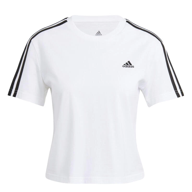 ADIDAS Essentials Loose 3-Stripes Cropped T-shirt 4 ADIDAS Essentials Loose 3-Stripes Cropped T-shirt - Afbeelding 2
