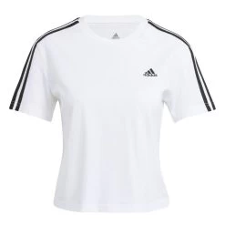 ADIDAS Essentials Loose 3-Stripes Cropped T-shirt