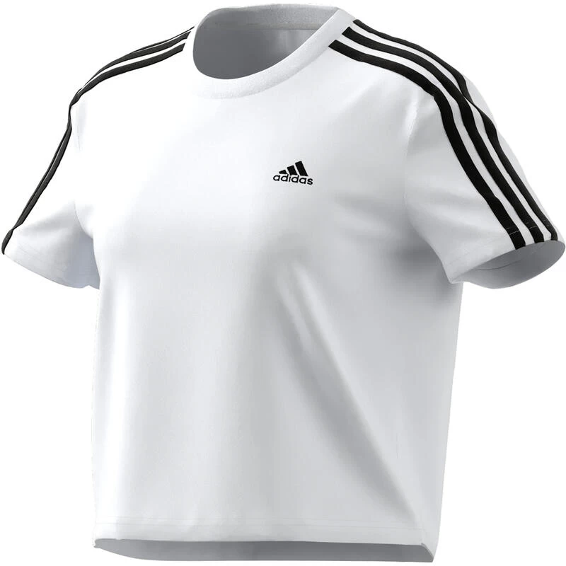 ADIDAS Essentials Loose 3-Stripes Cropped T-shirt 6 ADIDAS Essentials Loose 3-Stripes Cropped T-shirt - Afbeelding 4