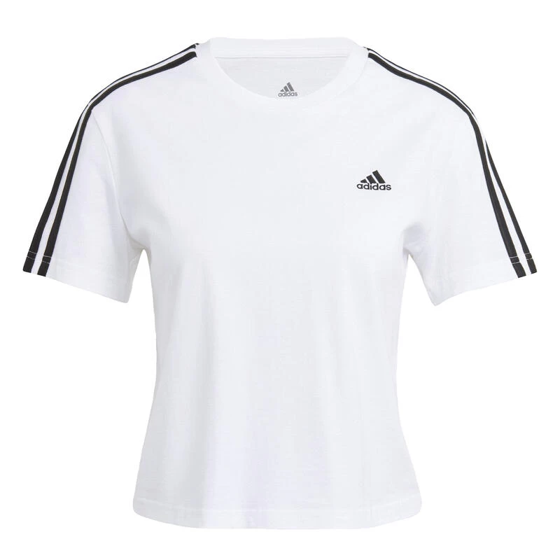 ADIDAS Essentials Loose 3-Stripes Cropped T-shirt 3 ADIDAS Essentials Loose 3-Stripes Cropped T-shirt