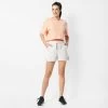 Fitness Short Voor Dames Slim Fit 520 Ecru -Kleding Verkoop fitness short voor dames slim fit 520 ecru