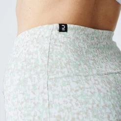 Fitnesslegging Voor Dames 520 Licht Zachtpaars Met -Kleding Verkoop fitnesslegging voor dames 520 beige met print 4