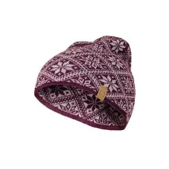 Gebreide Muts Van Wol Freya Red Cabbage - One Size - Rood