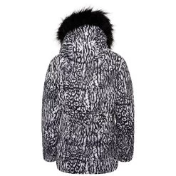 Dare 2b Glamorize II Dames Skiën Waterdichte Jas - Zwart / Witte Dierenprint -Kleding Verkoop glamorize ii dames skien waterdichte jas zwart witte dierenprint 2