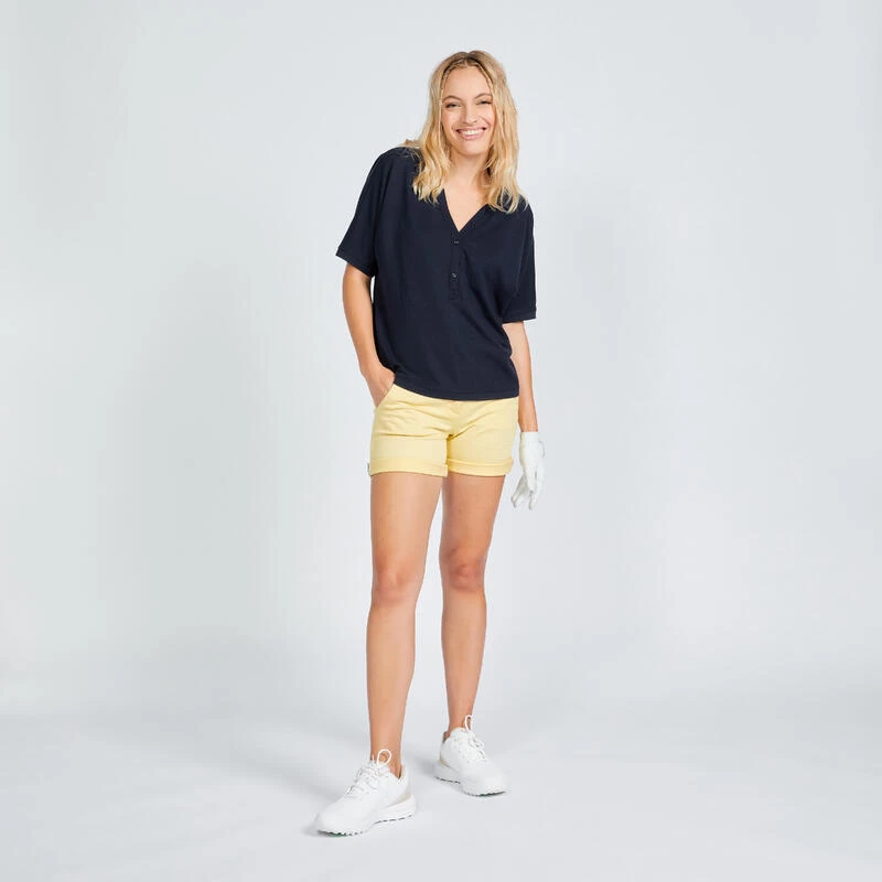 Kleding Verkoop -Kleding Verkoop golfpolo voor dames mw520 korte mouwen marineblauw 1