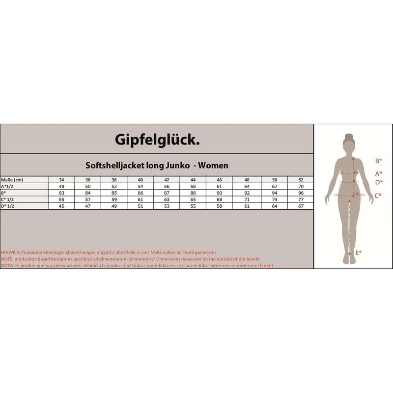 Junko Hiking/outdoor/trekking Dames Outdoorjas, Waterafstotend 5 Junko Hiking/outdoor/trekking Dames Outdoorjas, Waterafstotend - Afbeelding 3