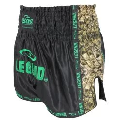 Kickboks Broekje Kids/Volwassenen Killer Crock Groen Satijn -Kleding Verkoop kickboks broekje kidsvolwassenen killer crock groen satijn 3