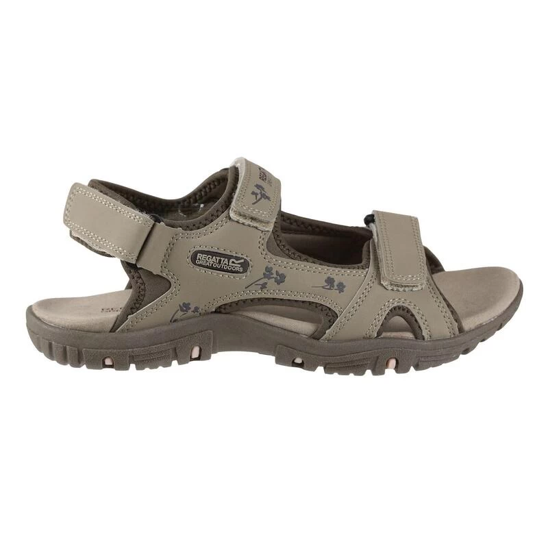 Regatta Lady Haris Dames Hiking Sandalen - Lichtgrijze 4 Regatta Lady Haris Dames Hiking Sandalen - Lichtgrijze - Afbeelding 2