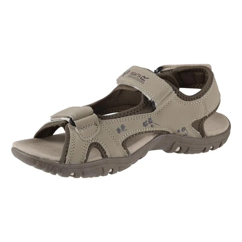 Regatta Lady Haris Dames Hiking Sandalen - Lichtgrijze 5 Regatta Lady Haris Dames Hiking Sandalen - Lichtgrijze - Afbeelding 3