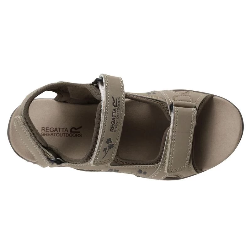 Regatta Lady Haris Dames Hiking Sandalen - Lichtgrijze 7 Regatta Lady Haris Dames Hiking Sandalen - Lichtgrijze - Afbeelding 5