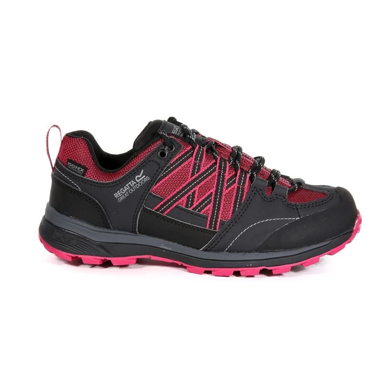 Regatta Lady Samaris II Dames Hiking Schoenen - Roze / Donkergrijs 4 Regatta Lady Samaris II Dames Hiking Schoenen - Roze / Donkergrijs - Afbeelding 2
