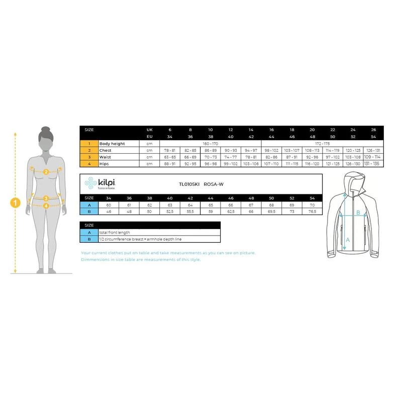 Licht Outdoorjack Voor Vrouwen Kilpi ROSA-W 9 Licht Outdoorjack Voor Vrouwen Kilpi ROSA-W - Afbeelding 7