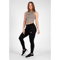 Gorilla Wear Livonia Crop Top - Beige -Kleding Verkoop livonia crop top beige 2