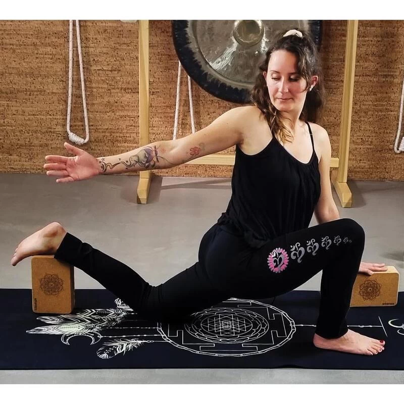 Loose Flow Yoga Top - Dames Yoga T-shirt Met Ingebouwde Ondersteuning - Zwart 6 Loose Flow Yoga Top - Dames Yoga T-shirt Met Ingebouwde Ondersteuning - Zwart - Afbeelding 4