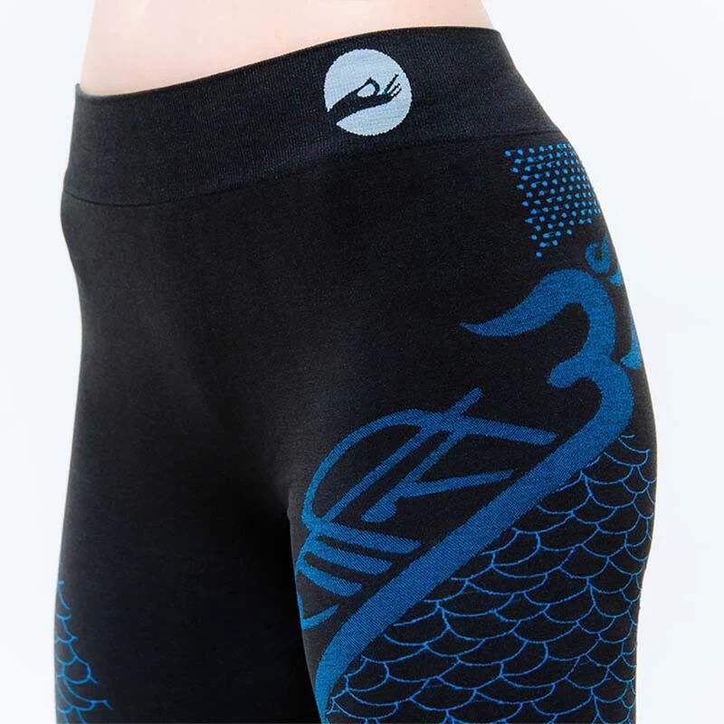 Om Yoga Leggings Naadloze Hoge Taille Lange Pijp 70% Organisch Katoen Anti Zweet 7 Om Yoga Leggings Naadloze Hoge Taille Lange Pijp 70% Organisch Katoen Anti Zweet - Afbeelding 5