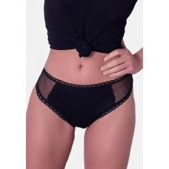 Pak 2 Menstruatieslips Van Biologisch Bamboe Katoen Wasbare Sunny -Kleding Verkoop pak 2 menstruatieslips van biologisch bamboe katoen wasbare sunny 1